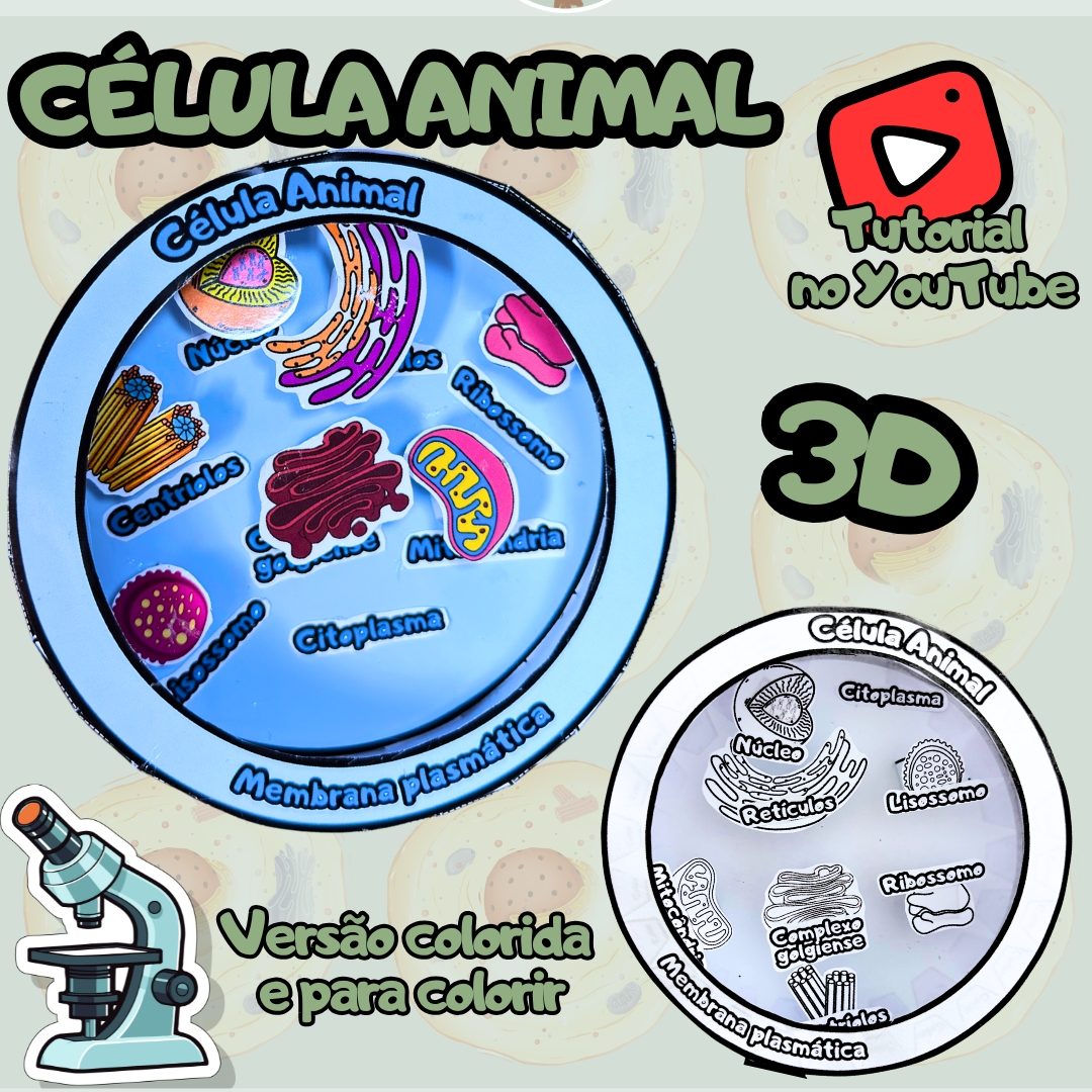 71-Célula animal 3D (1 página)
