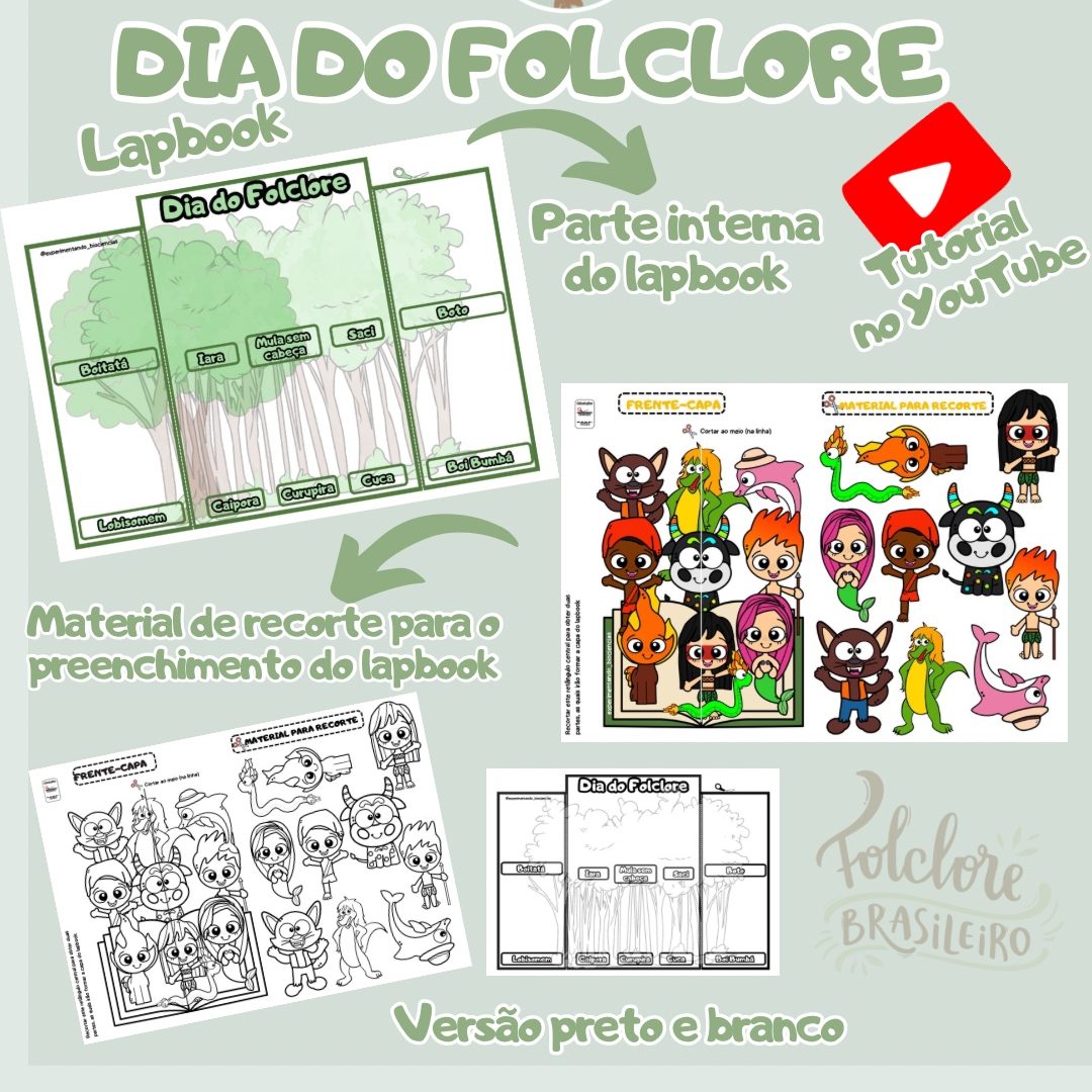 141-Lapbook Dia do Folclore