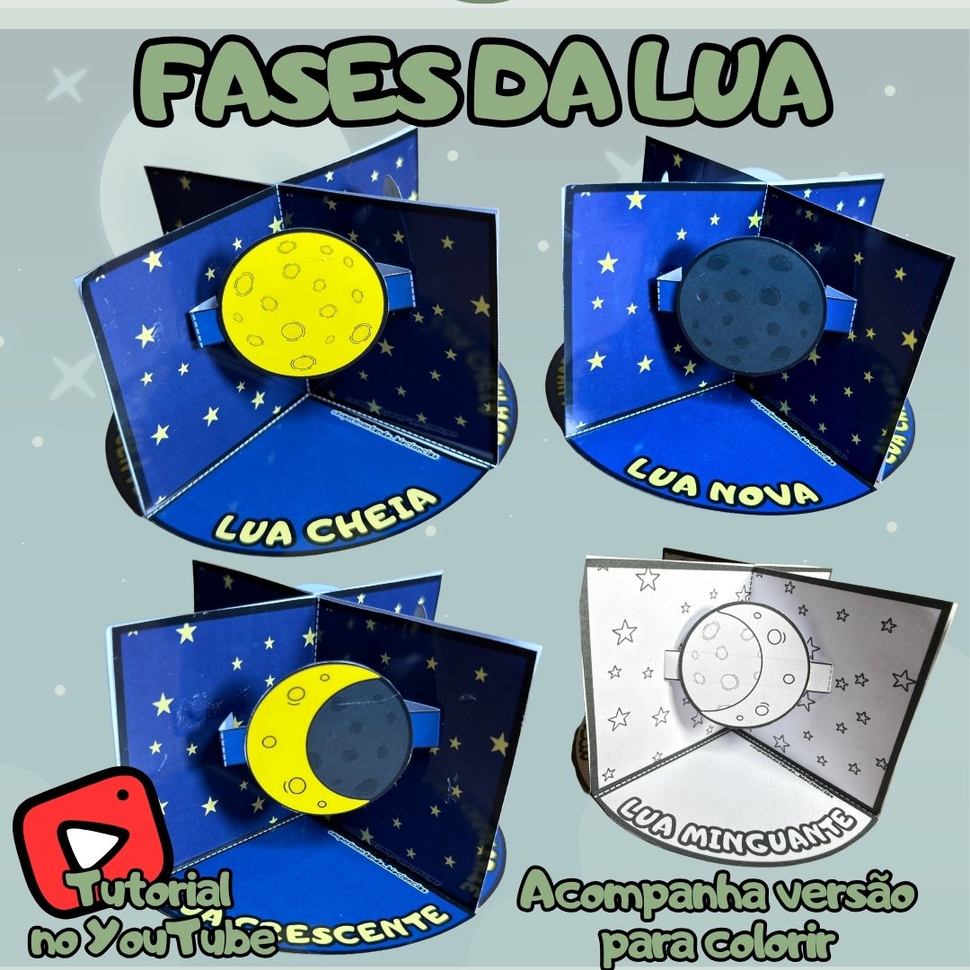 39-Fases da Lua 3D