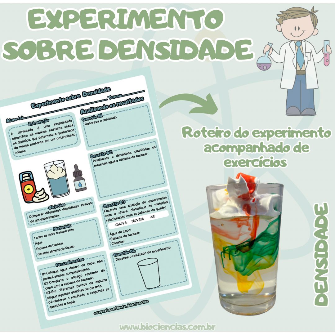 142-Experimento sobre densidade