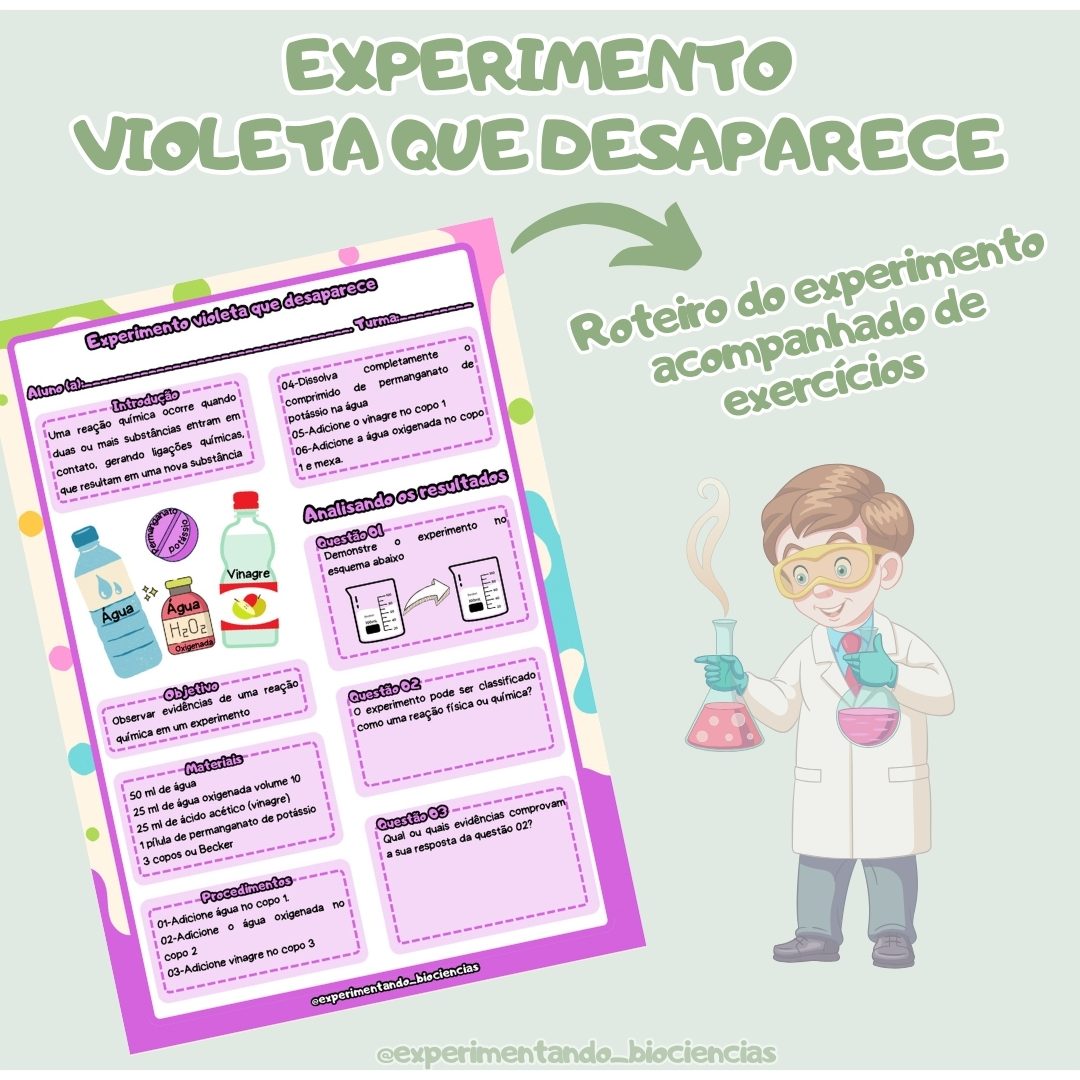 118-Experimento violeta que desaparece