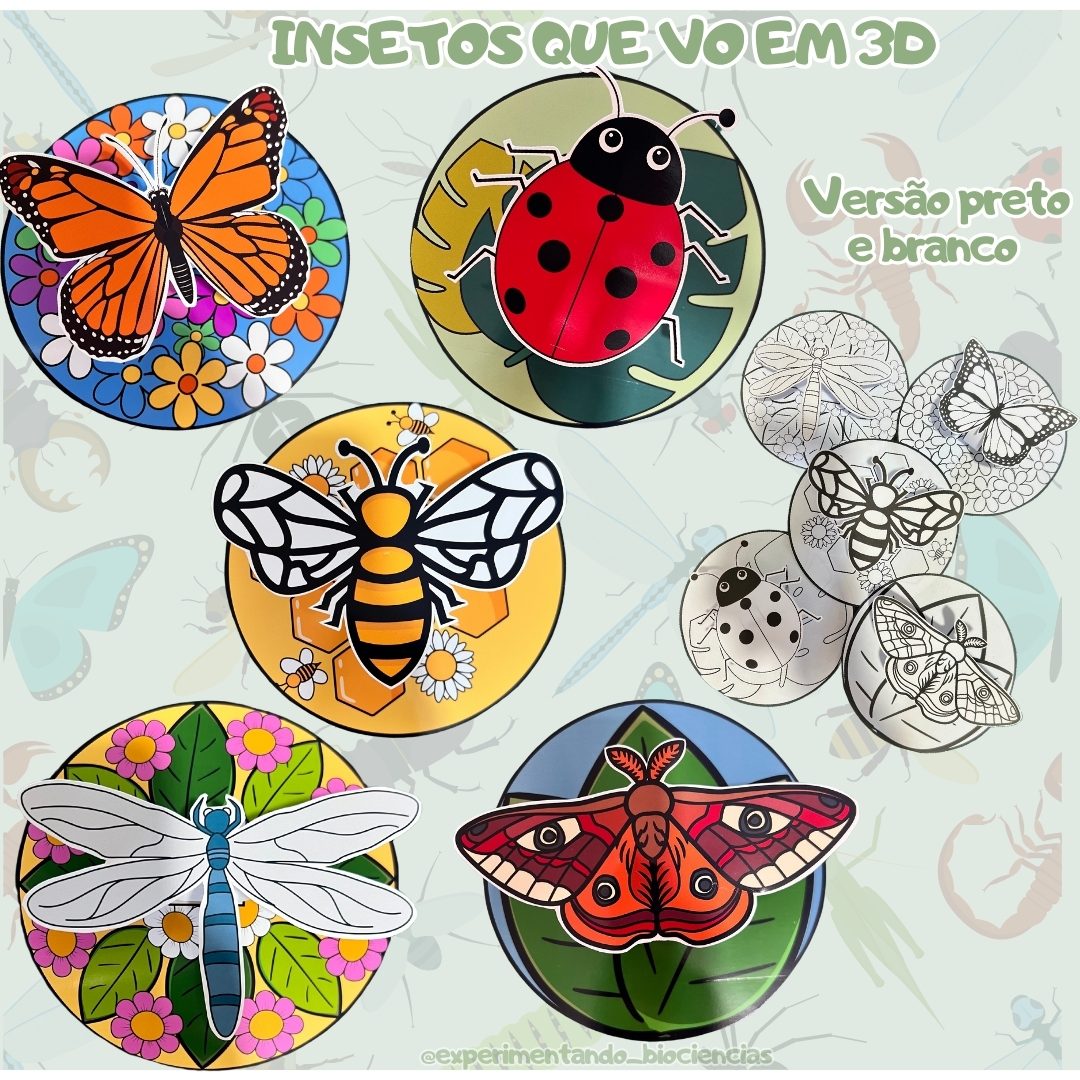 128-Insetos que voam 3D