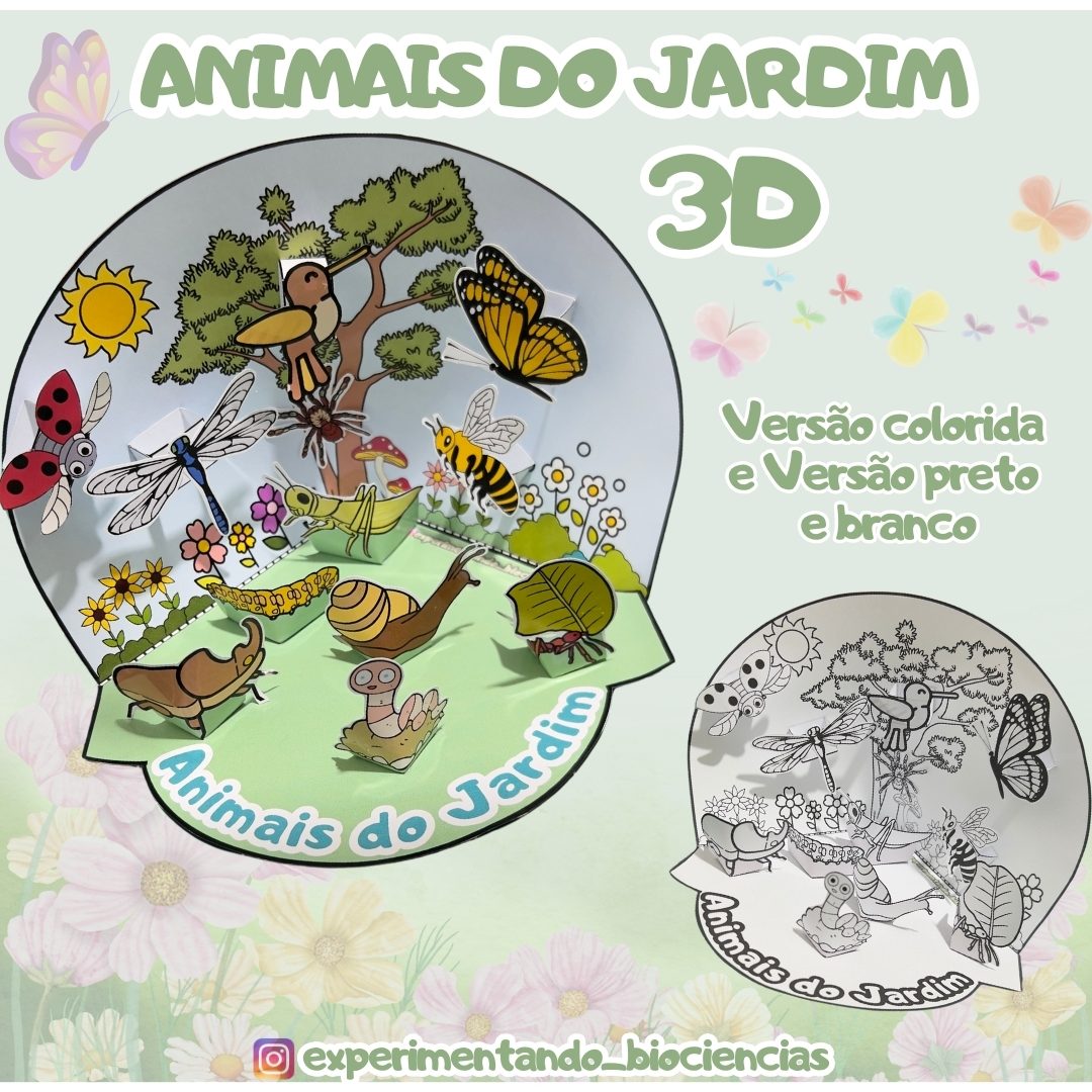 72-Animais de jardim 3D