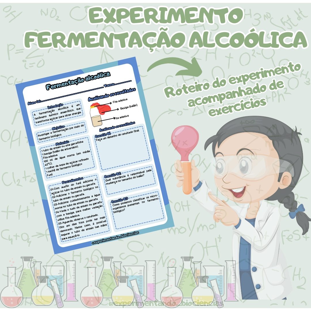 166-Experimento Fermentação alcoólica