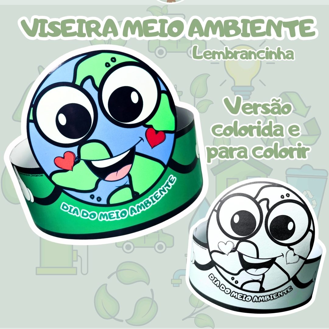 221-Viseira Meio Ambiente (lembrancinha)
