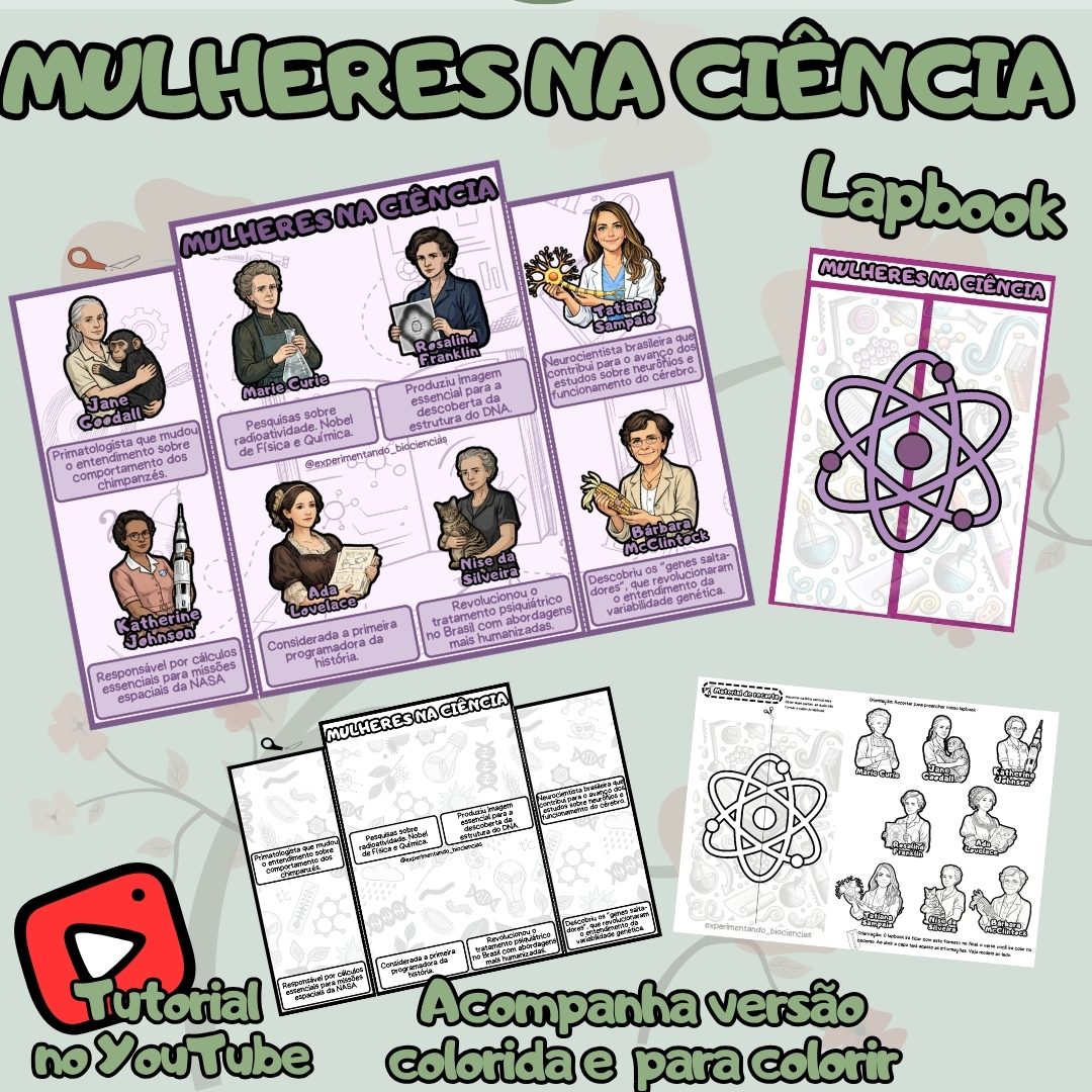297-Mulheres na ciência lapbook