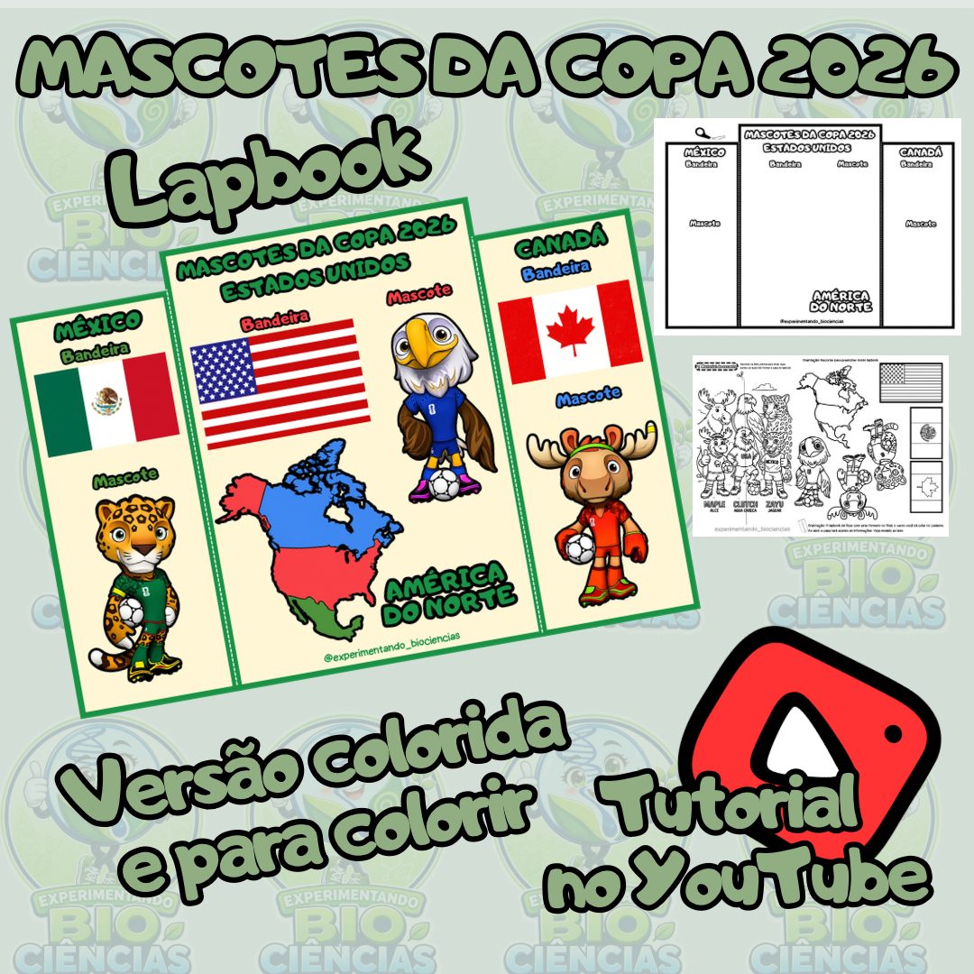 325-Mascotes da Copa 2026 Lapbook
